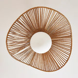 Modern Hemp Ceiling Light  Natural Woven Wing Design - Product detail 4