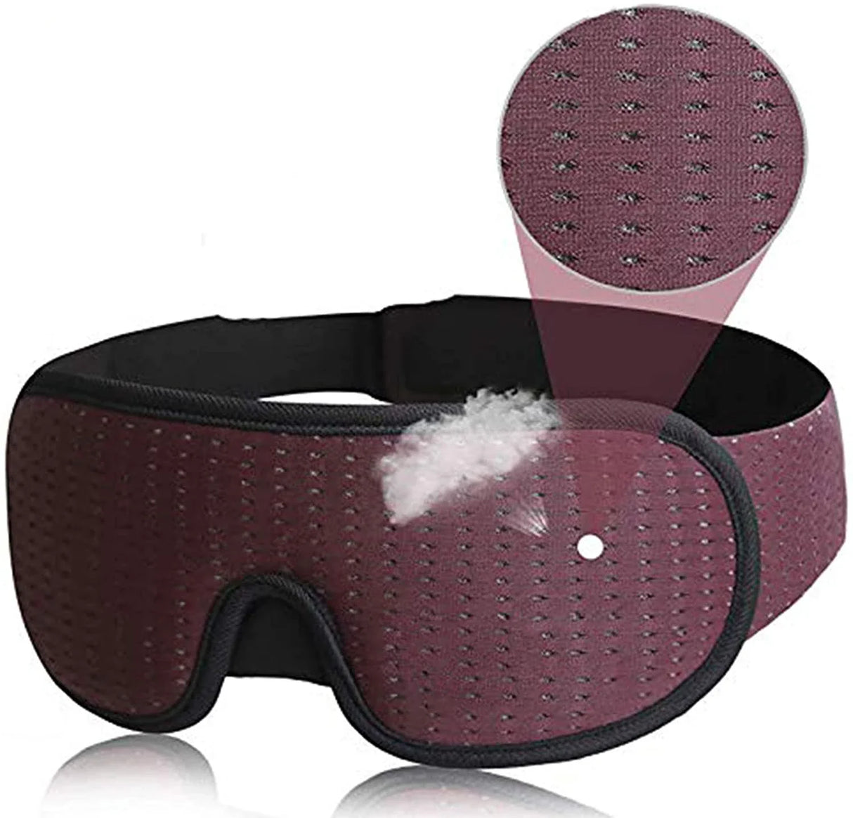 3D Sleep Mask  Contoured Memory Foam Design - Product detail 5