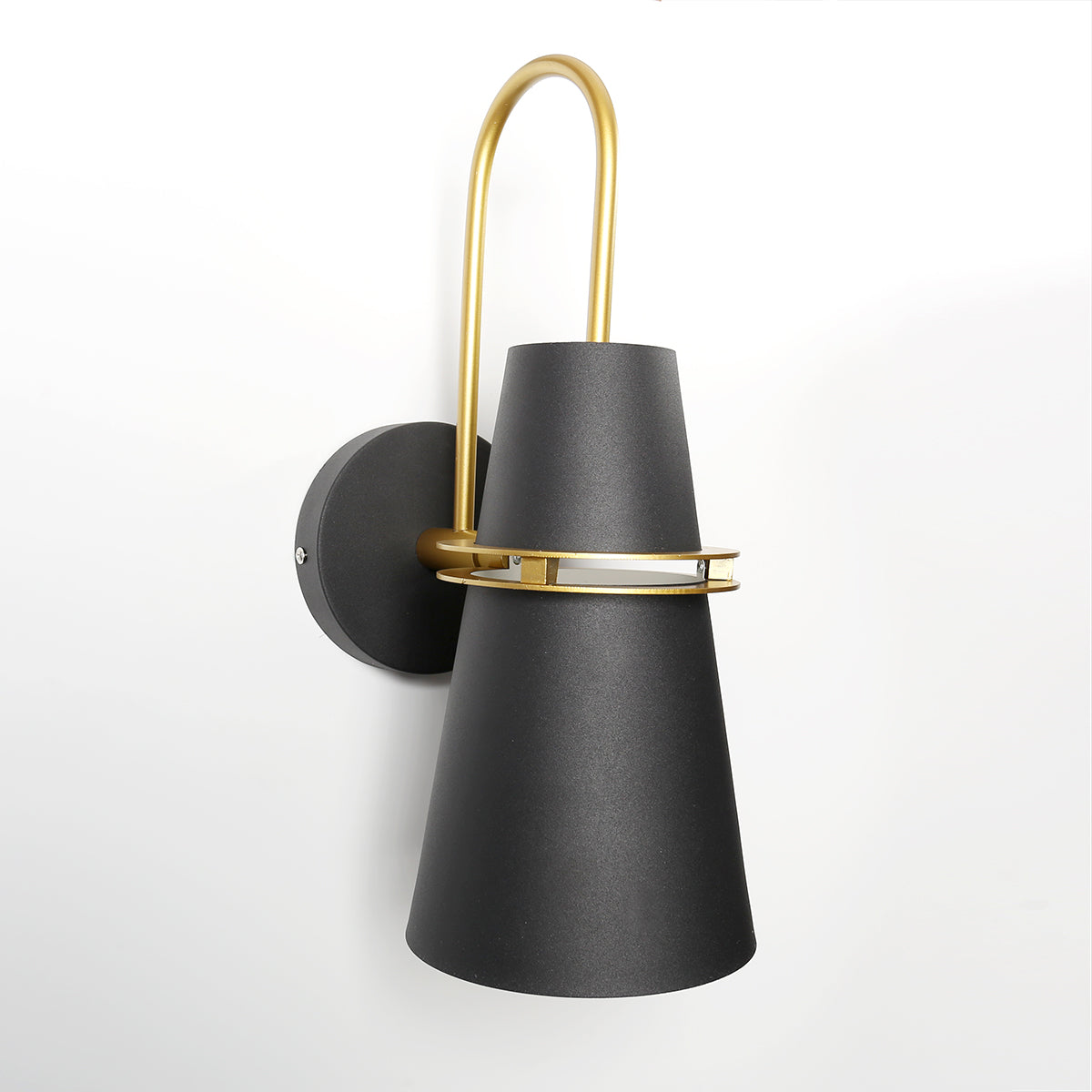 Modern Wall Sconce  Blue Metal Gold Trim Design - Product detail 8