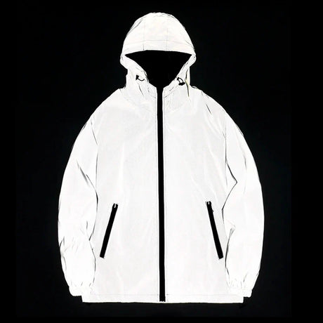 Reflective Safety Jacket  360 High Visibility Hooded Design - Product showcase