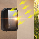 Solar Outdoor Wall Lamp  Smart LED Starry Light Effect - Detailed view