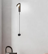 Modern Wall Lamp  Slim LED Light Bar with Gold Accent - Product detail 7