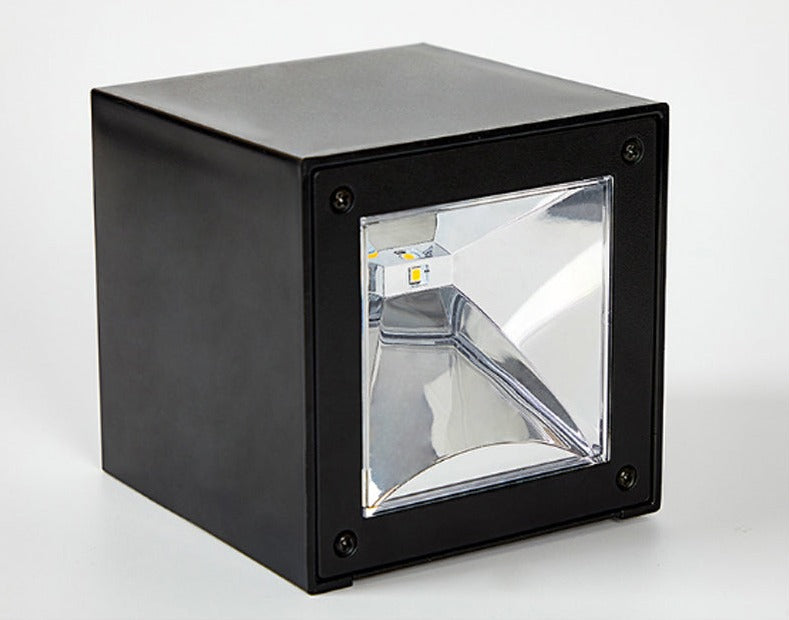Modern Outdoor Wall Light  Solar Powered Cube Design - Product detail 6