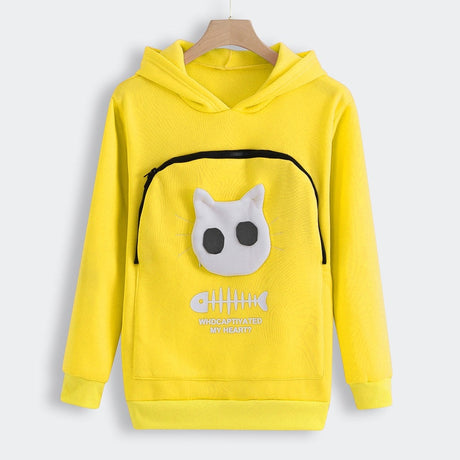 Pet Lover Hoodie  Cat Design Cotton Pouch Sweater - Product detail 10