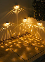 Solar Outdoor Wall Light  Modern Glass Globe Design - Product detail 5