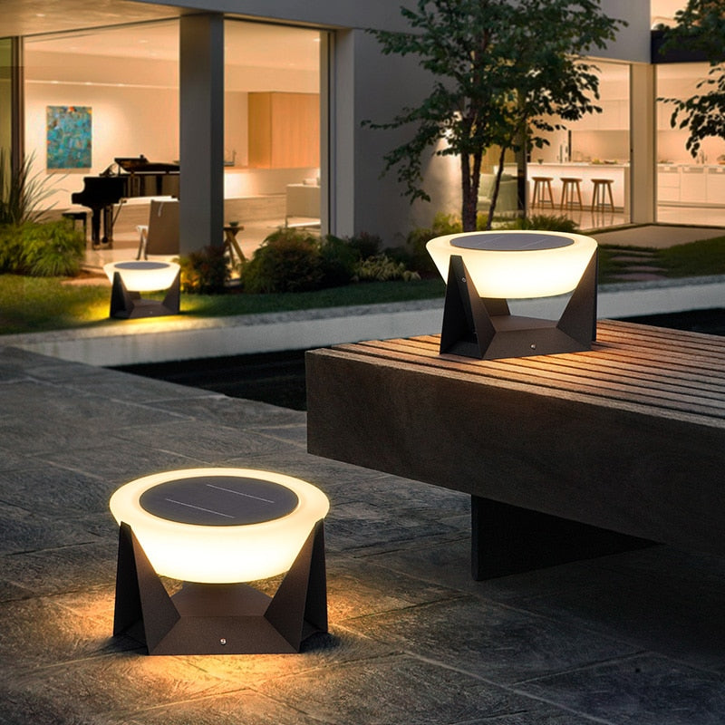 Solar Wall Light  Modern LED Outdoor Sconce - Product example