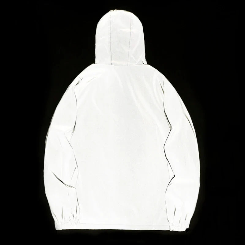 Reflective Safety Jacket  360 High Visibility Hooded Design - Product detail 4