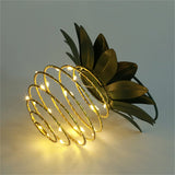 Solar Garden String Light  Pineapple Spiral LED Design - Product detail 4