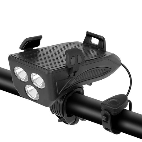 LED Bike Light System  4-in-1 Safety Hub With Phone Mount - Product example