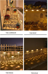 Solar Outdoor Wall Light  Modern Glass Globe Design - Product detail 7