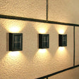 Modern Solar Wall Light  Dual Beam Outdoor Sconce - Product detail 6