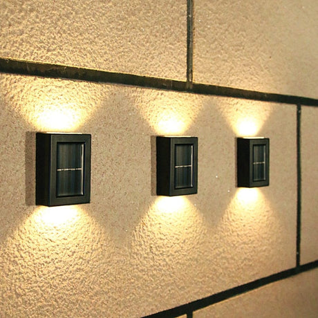 Modern Solar Wall Light  Dual Beam Outdoor Sconce - Product detail 6