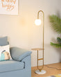 Modern Floor Lamp with Table  Brass and Marble Design - Product detail 10