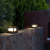 Solar Terrace Light  Modern Cube Frame Design - Product detail 5