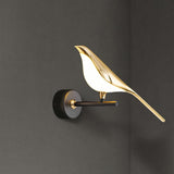 Bird Wall Lamp  Gold Accent Modern LED Light - Product detail 9