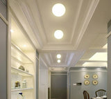 Modern Wall Lamp  Glass Stone Minimalist Design - Detailed view
