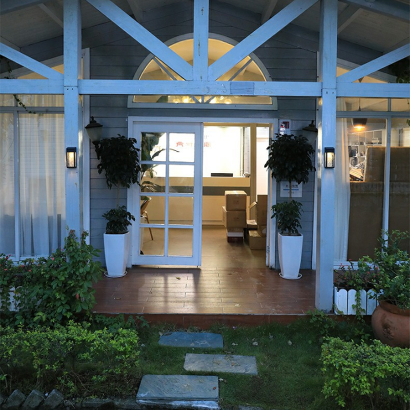 Modern Solar Wall Light  Waterproof Glass Panel Design - Product detail 13