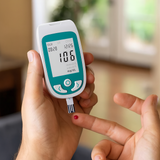 Blood Glucose Meter Kit  3-in-1 Cholesterol Uric Acid Monitor - Detailed view