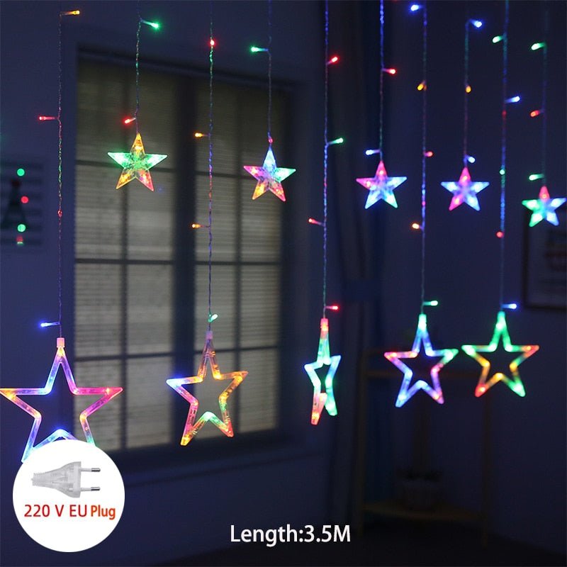 Star String Lights  Multicolor LED Fairy Light Chain - Product showcase