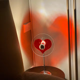 Heart LED Table Lamp  Modern Rechargeable Metal Design - Product detail 58