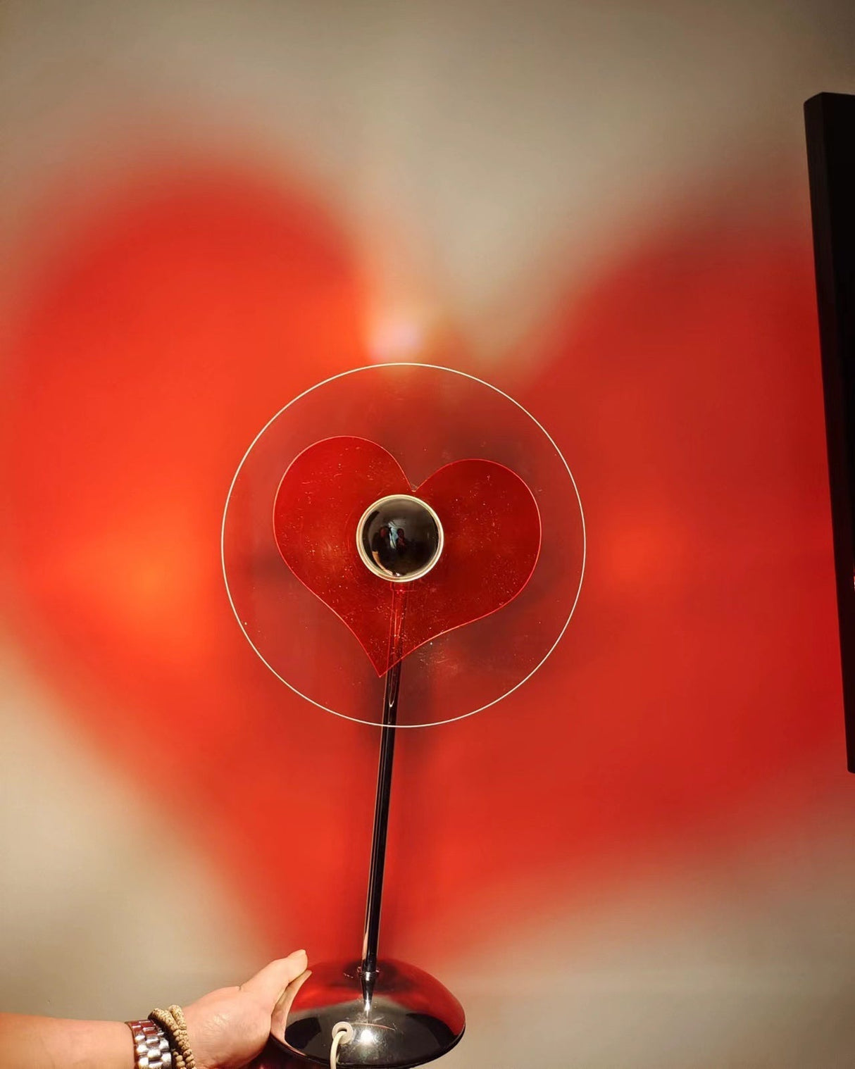 Heart LED Table Lamp  Modern Rechargeable Metal Design - Product detail 67