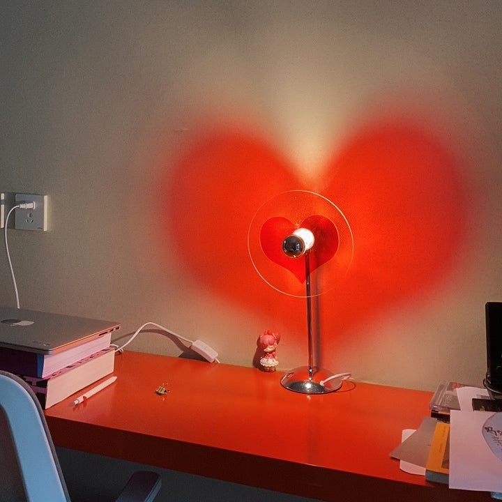 Heart LED Table Lamp  Modern Rechargeable Metal Design - Product detail 77