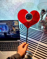 Heart LED Table Lamp  Modern Rechargeable Metal Design - Product detail 8