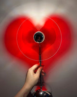 Heart LED Table Lamp  Modern Rechargeable Metal Design - Product detail 9