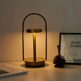 Modern Table Lamp  Brushed Gold Arch Design - Product example