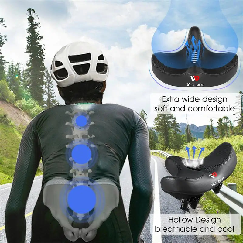 Ergonomic Bike Saddle  High-Density Foam Cushion Design - Product example