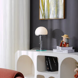 Modern Table Lamp  Hemispherical Glass Chrome Design - Product detail 6