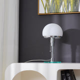 Modern Table Lamp  Hemispherical Glass Chrome Design - Product detail 9