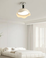 Modern Ceiling Light  Wave Shade Design With Black Accents - Product detail 6