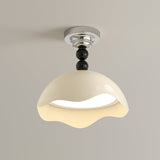 Modern Ceiling Light  Wave Shade Design With Black Accents - Product detail 12