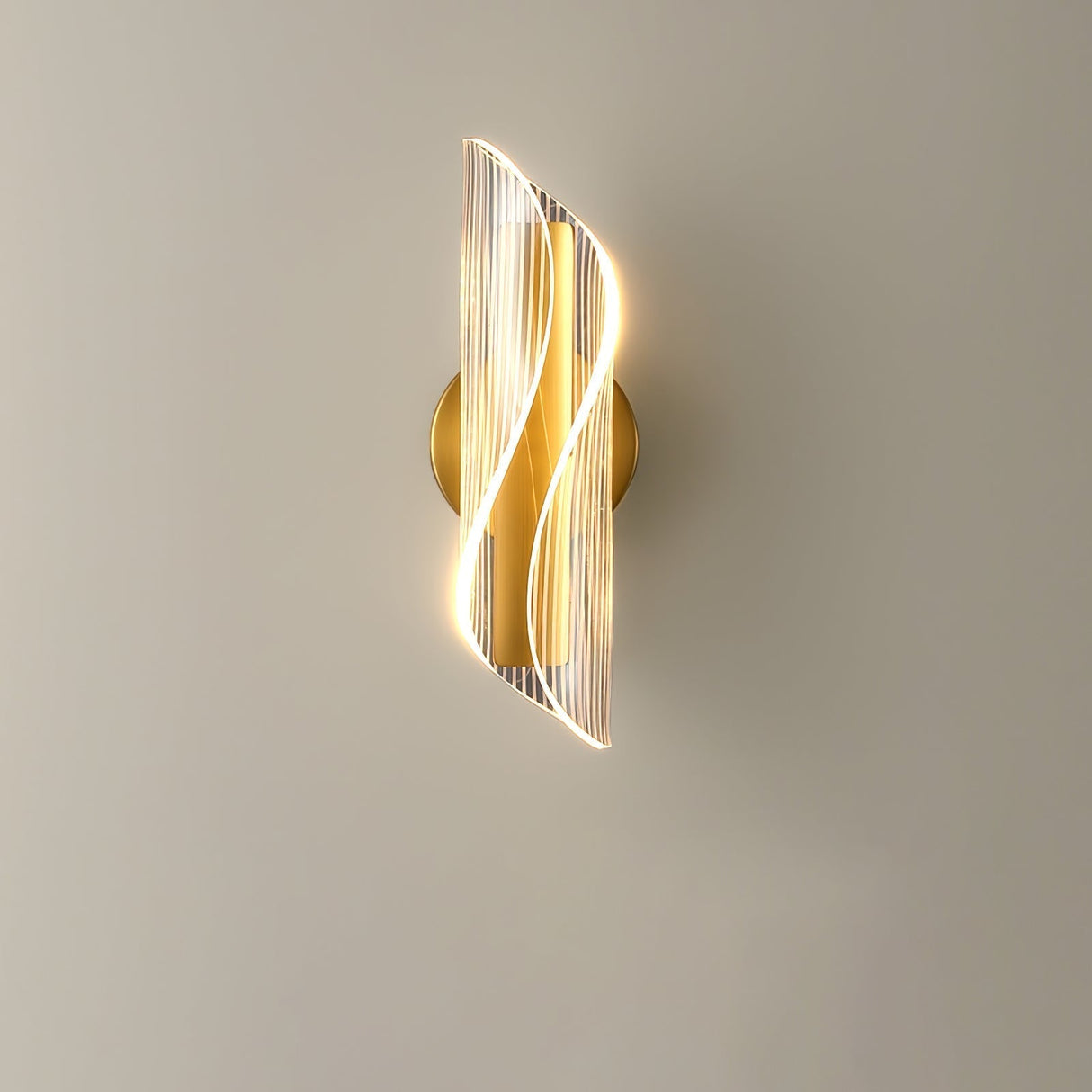 Modern Crystal Wall Light  Gold Linear Design - Product detail 10