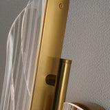 Modern Crystal Wall Light  Gold Linear Design - Product detail 18