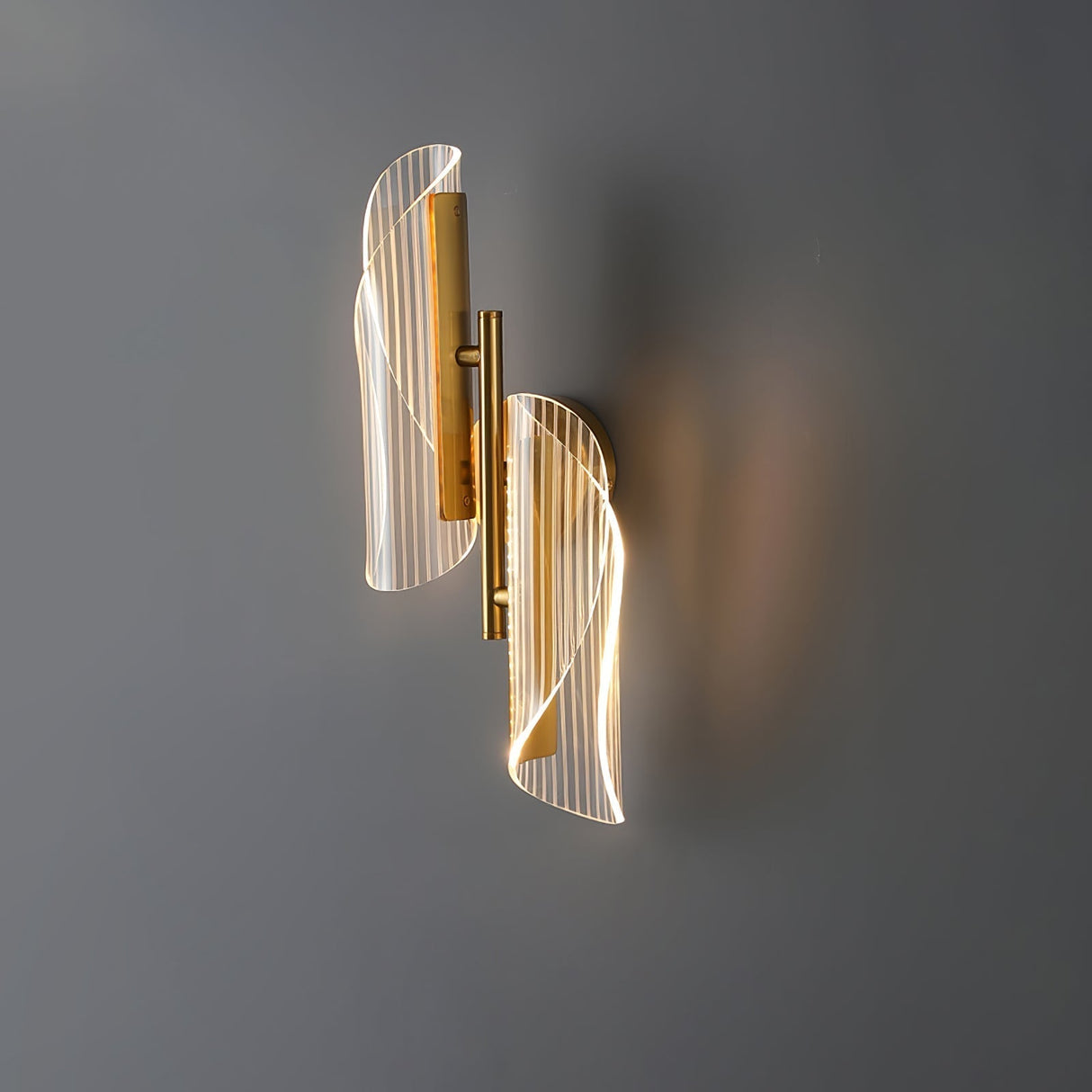 Modern Crystal Wall Light  Gold Linear Design - Product detail 13