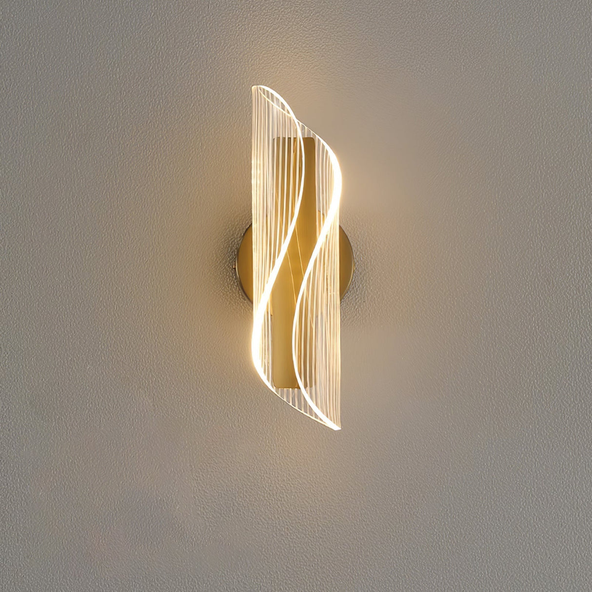 Modern Crystal Wall Light  Gold Linear Design - Product detail 12