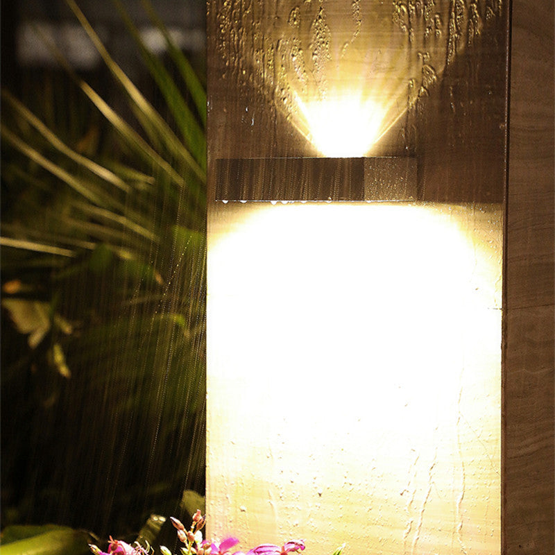 Modern Solar Wall Light  Up-Down Outdoor LED Sconce - Product detail 6