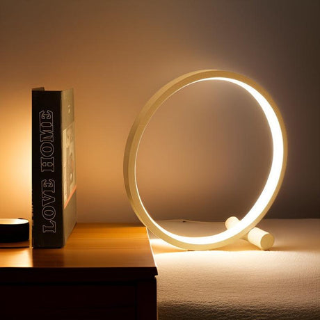 Modern Circle Table Lamp  LED Halo Design - Product detail 9