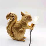Woodland Table Lamp  Gold Squirrel Design - Product detail 6