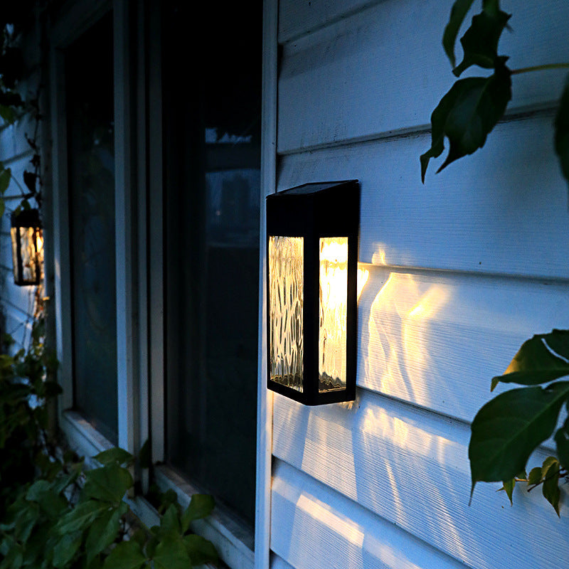 Modern Solar Wall Light  Waterproof Glass Panel Design - Product detail 9