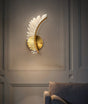 Modern Wing Wall Light  Gold LED Feather Design - Product detail 7