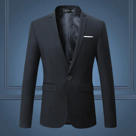 Classic Mens Blazer  Slim Fit Business Casual Design - Product detail 7