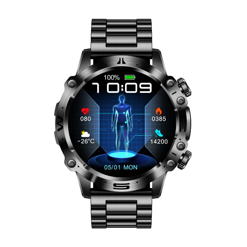 Health Monitoring Smartwatch  Advanced ECG Fitness Tracker - Product showcase