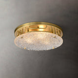 Modern Brass Ceiling Light  Textured Glass Diffuser - Product detail 15