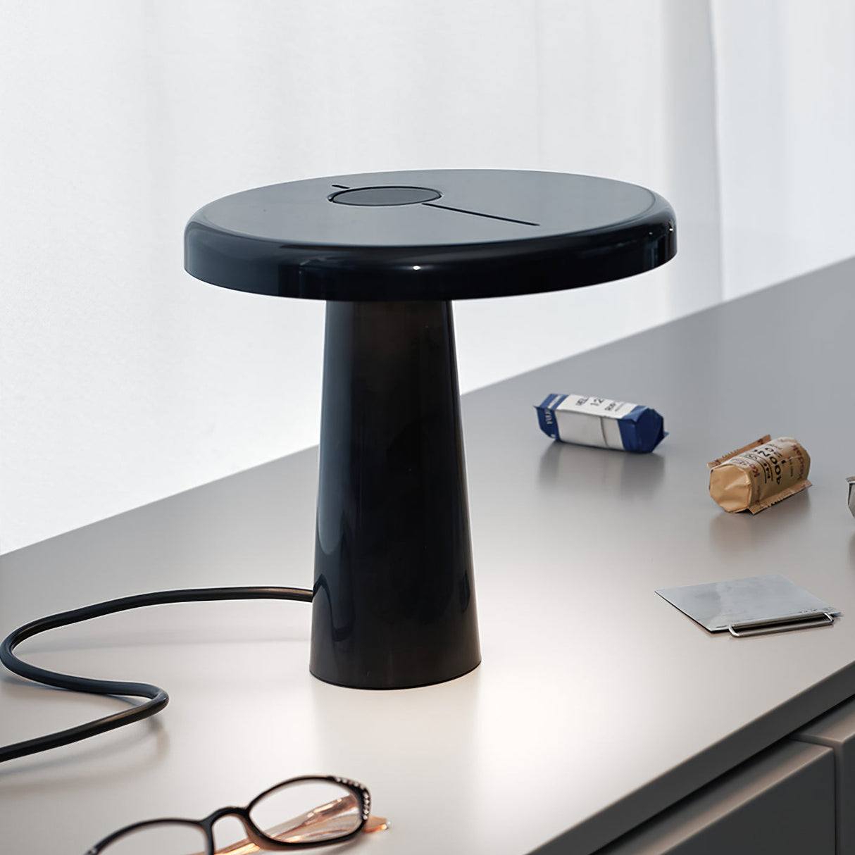 Modern LED Table Lamp  Asymmetric Circular Design - Product detail 9
