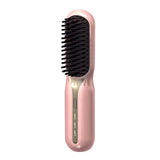 Ceramic Hair Straightening Brush  Cordless 3-Temperature Design - Detailed view