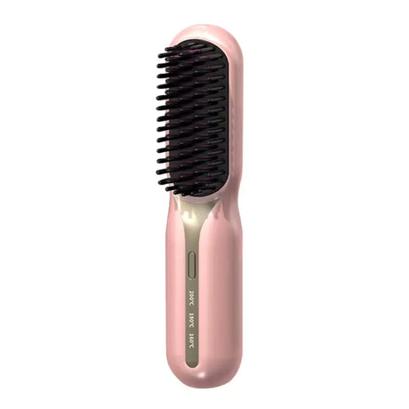 Ceramic Hair Straightening Brush  Cordless 3-Temperature Design - Detailed view