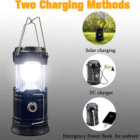 Solar LED Camping Lantern  Rechargeable Power Bank Function - Product detail 5